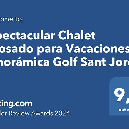 Espectacular Chalet Adosado Para Vacaciones En Panoramica Golf Sant Jordi Экстерьер фото