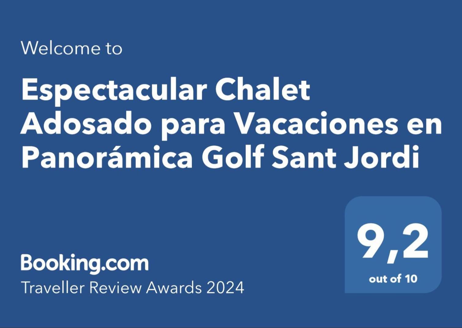 Espectacular Chalet Adosado Para Vacaciones En Panoramica Golf Sant Jordi Экстерьер фото